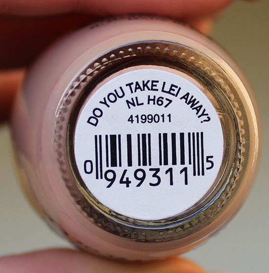 OPI Do You Take Lei Away
