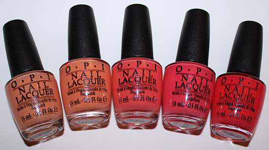 OPI Is Mai Tai Crooked Swatches Comparison