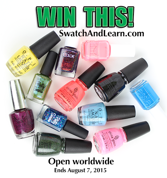 Swatch And Learn 5th Blogiversary Giveaway