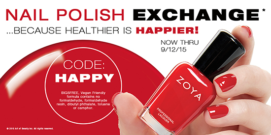 Zoya Nail Polish Exchange 2015