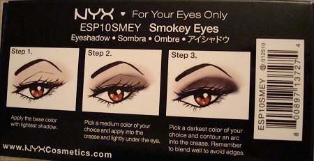 NYX Smokey Eyes Eyeshadow Palette
