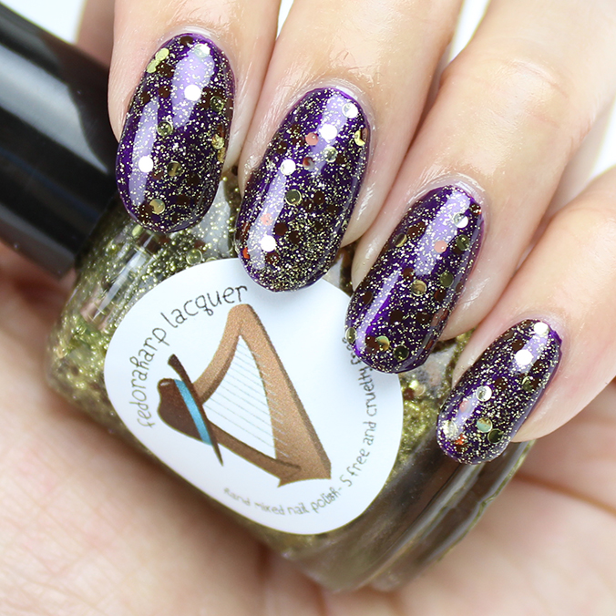 Fedoraharp Chocolate Gold Rush Swatches & Review