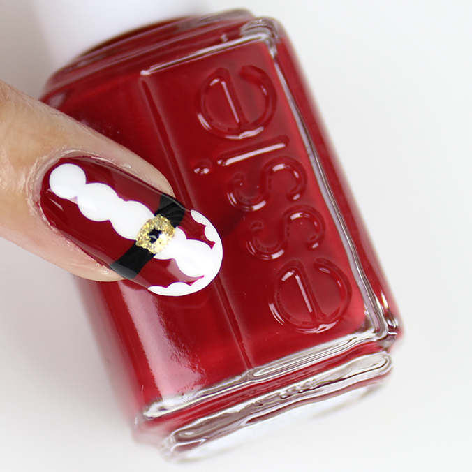 Santa Claus Nail Art