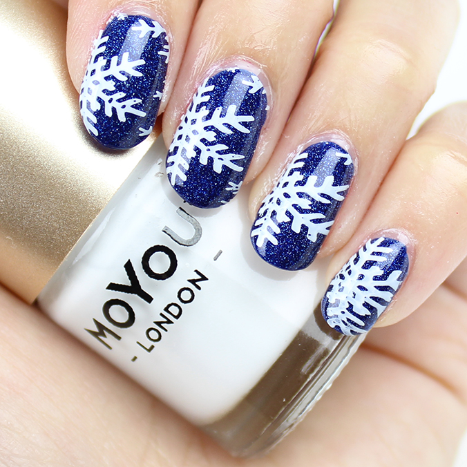 Snowflake Nail Art
