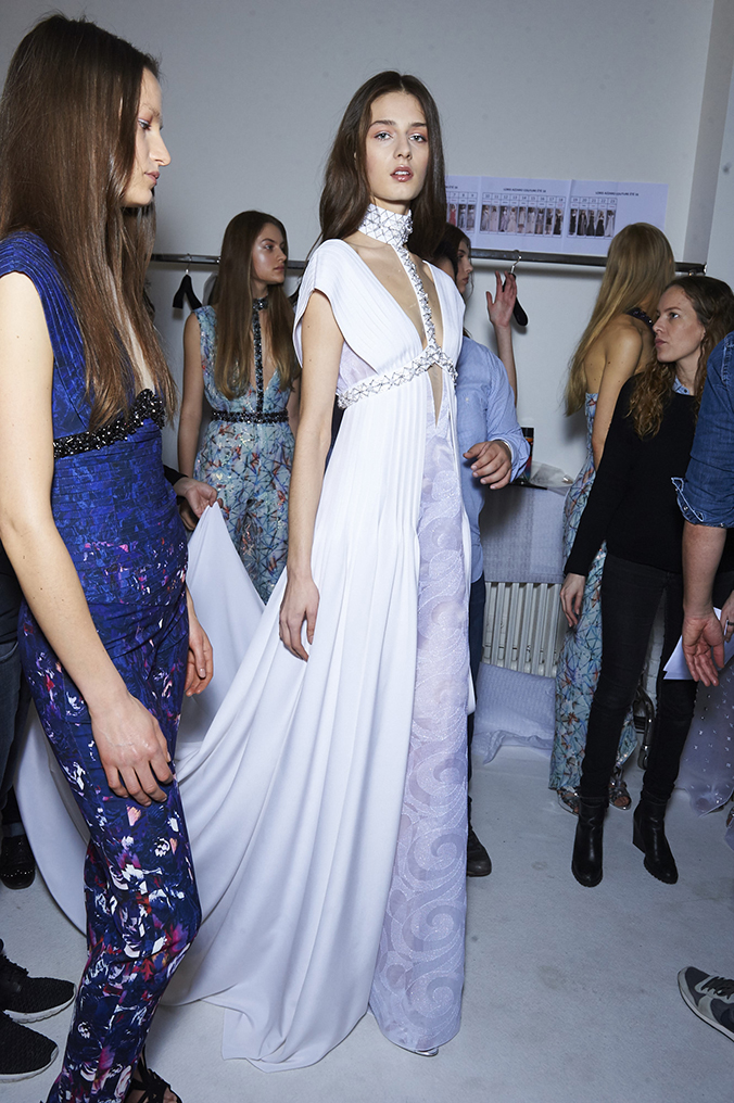 Loris Azzaro Couture SS16 Paris Couture Fashion Week Maybelline 16
