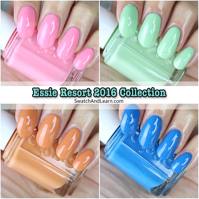 Essie Resort 2016 Collection Swatches