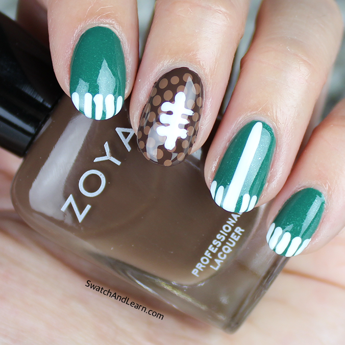 Football Nail Art Super Bowl Nail Art