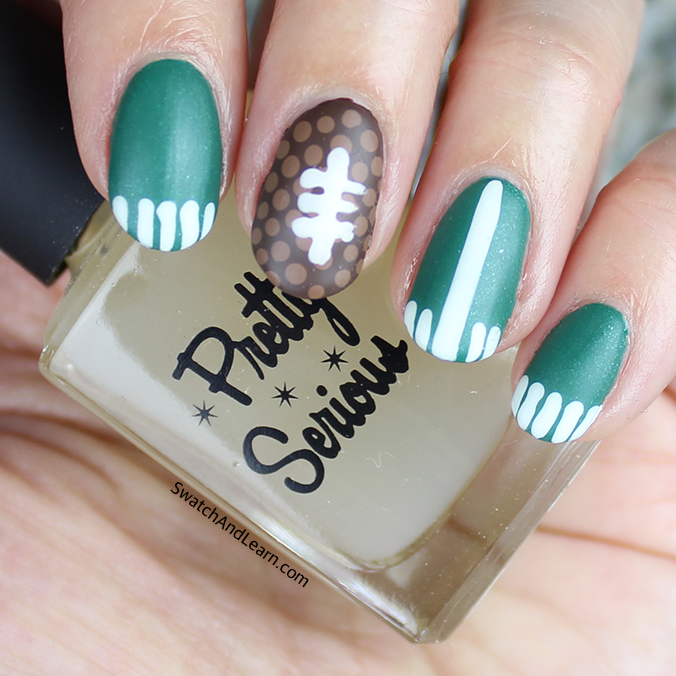Super Bowl Nails Matte