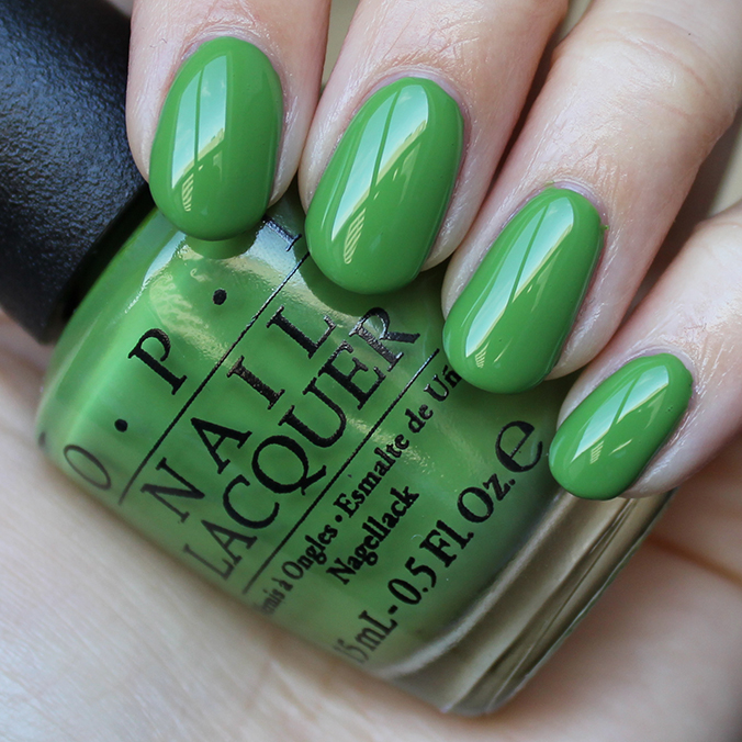 OPI I'm Sooo Swamped Swatch Swatches