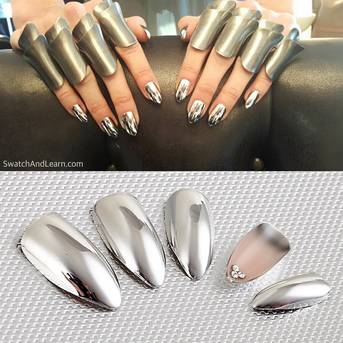 Chrome Nails KISS Nails Mar y Soul Mani