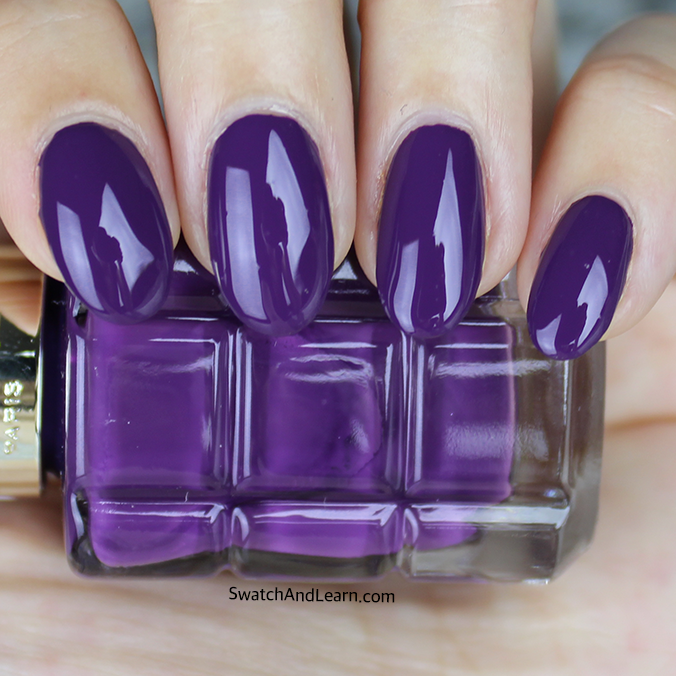 L'Oreal Colour Riche Le Vernis a l'Huile Violet de Nuit Swatches