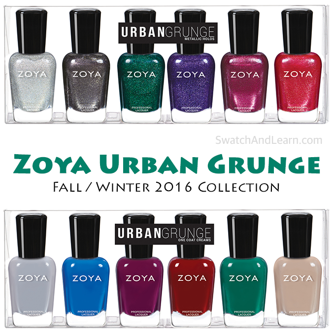 Zoya Urban Grunge Collection 2016