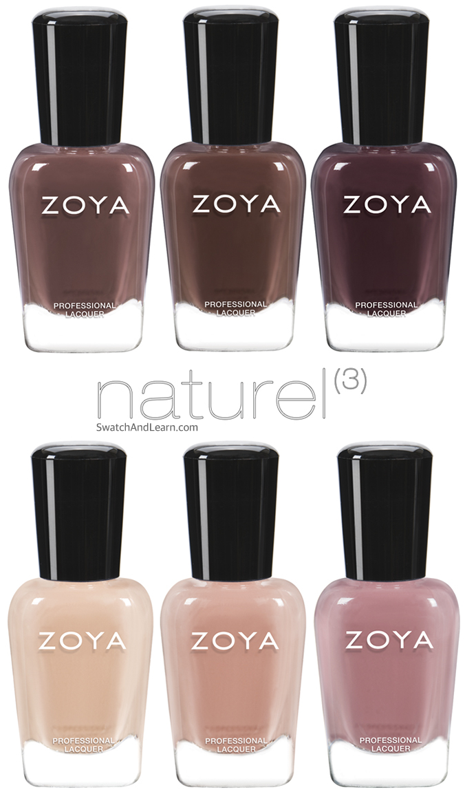 Zoya Naturel 3 Collection Nail Polish