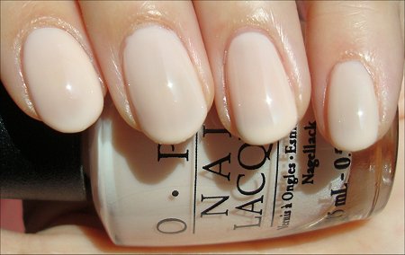 OPI Bubble Bath Nude Nail Polish Swatches & Review