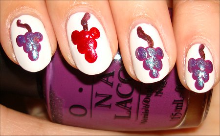 Grape Nail Tutorial & Pictures Vines